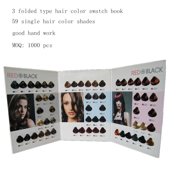 customized hair color chart